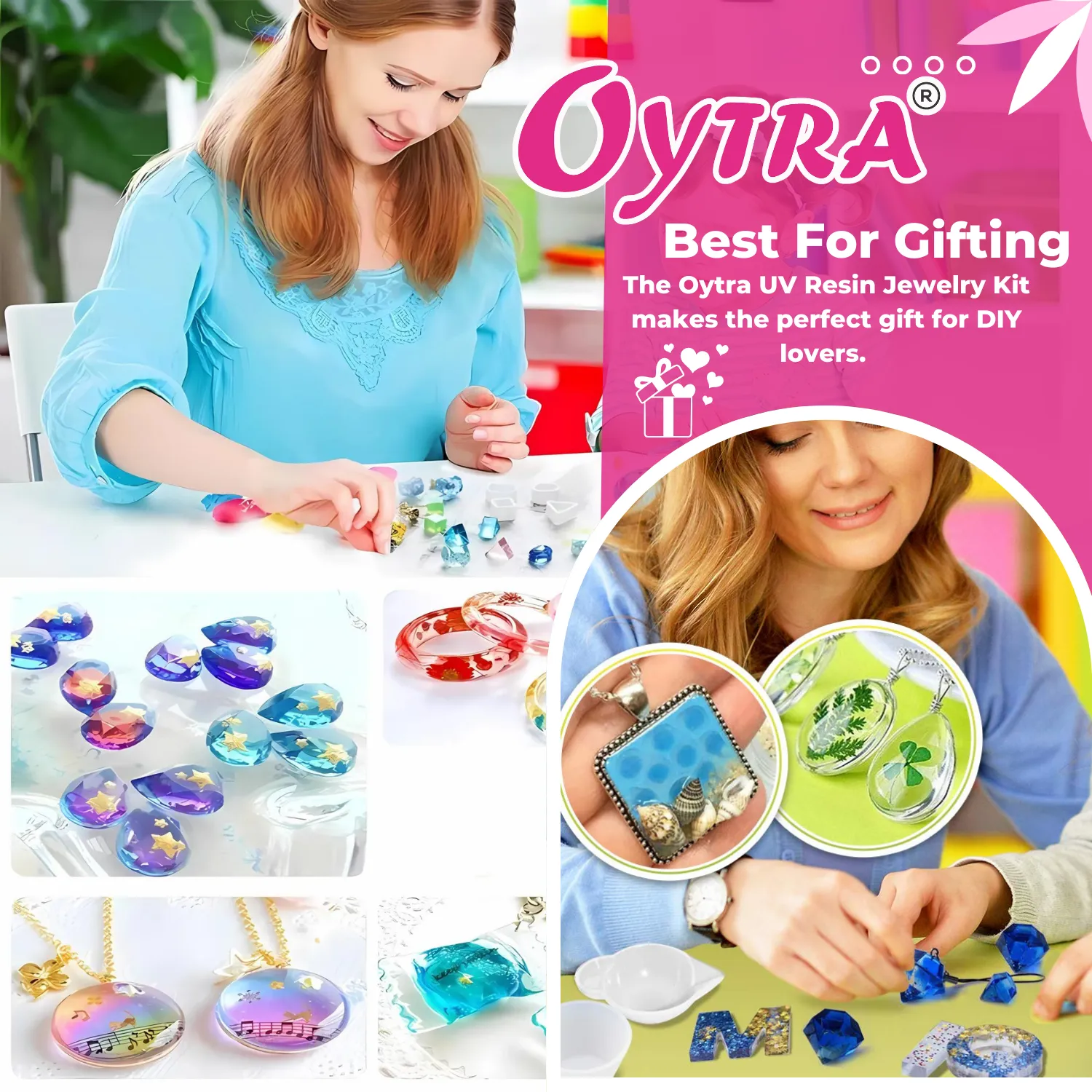 10g UV Resin DIY Jewelry Earring Making Kit
