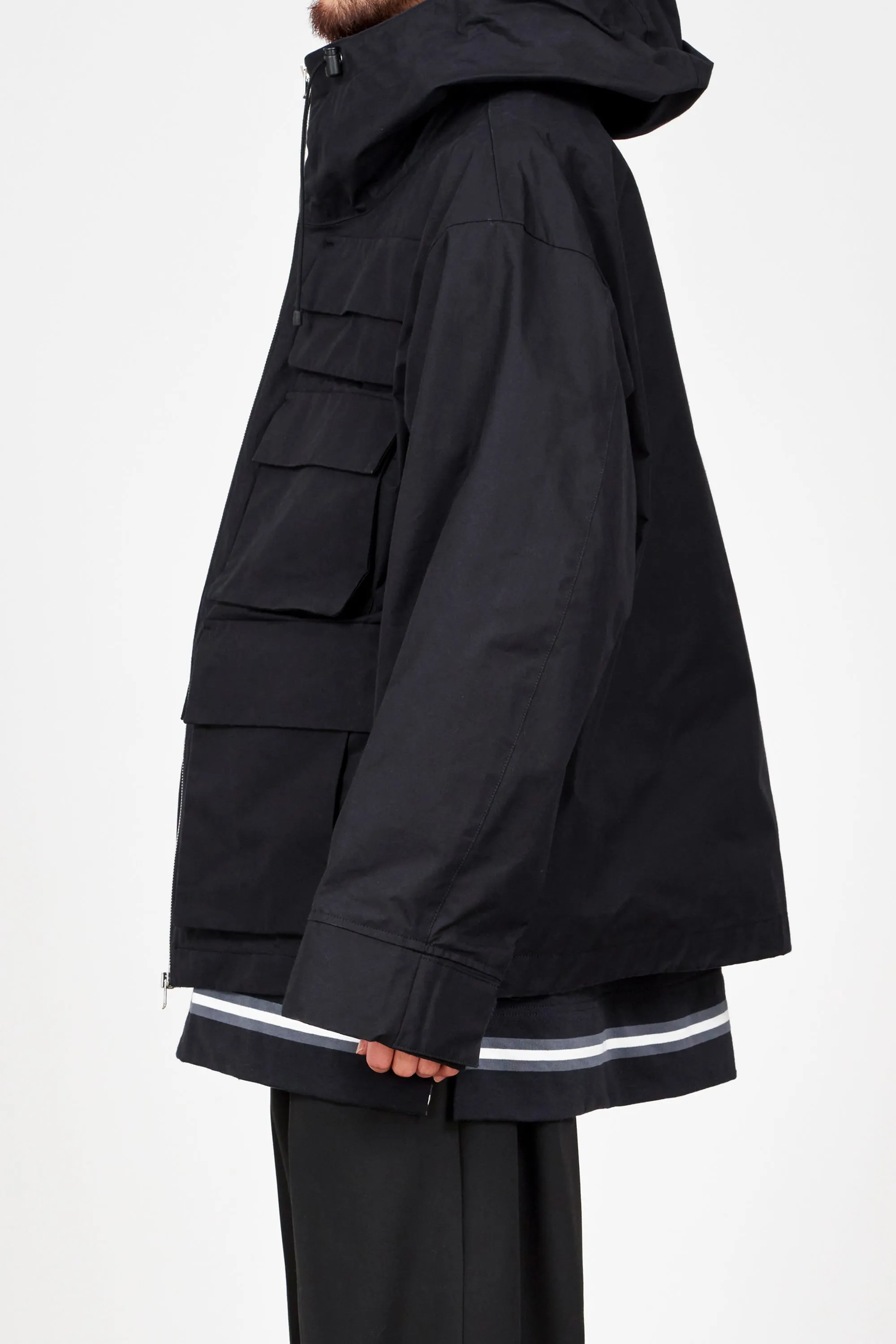 A23C-08BL01C HEAVY ALL WEATHER CLOTH CARRY ALL JACKET