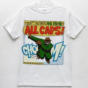 ALL CAPS tee (white)