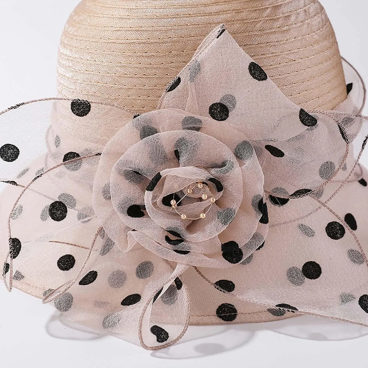 Beach Hats for Women Summer Straw Sun Hat Wide Brim Crochet Hats