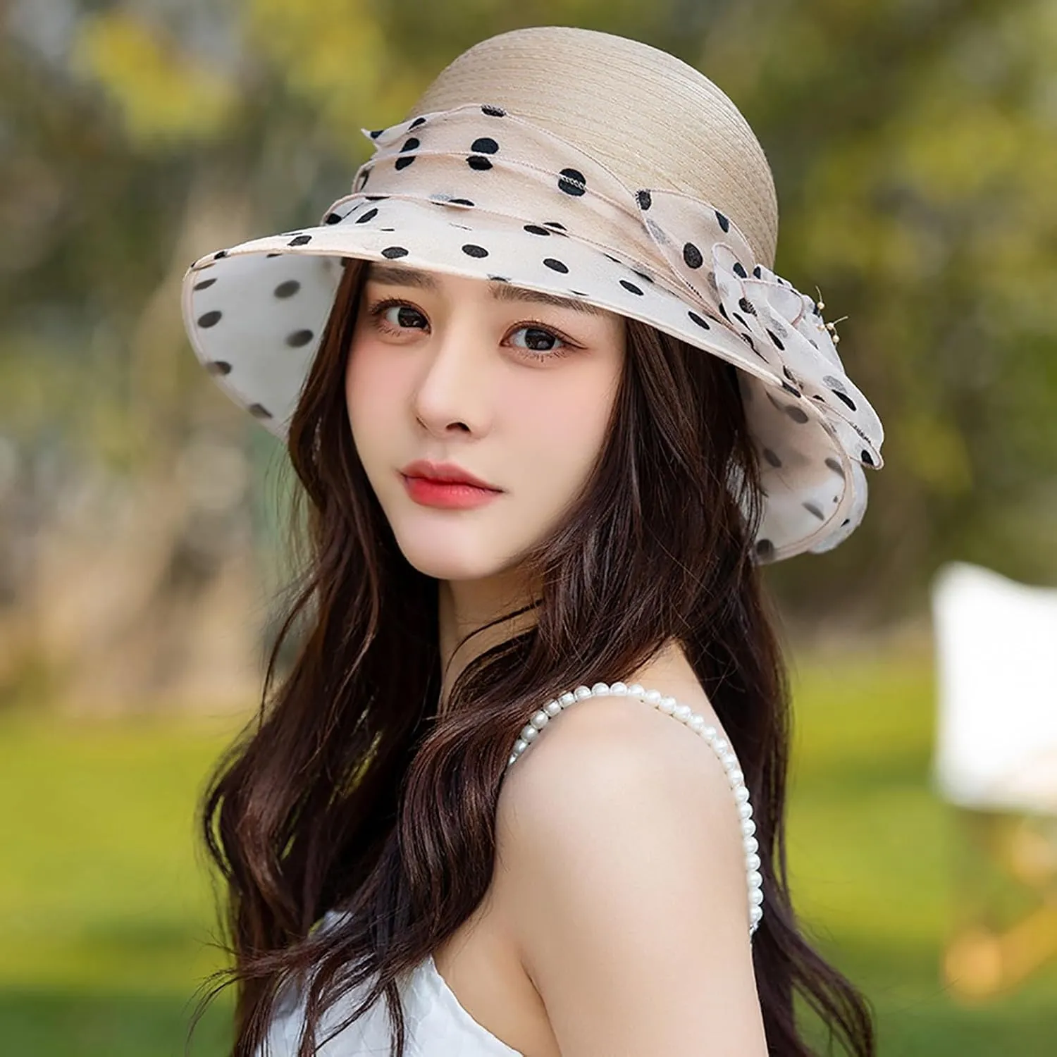 Beach Hats for Women Summer Straw Sun Hat Wide Brim Crochet Hats