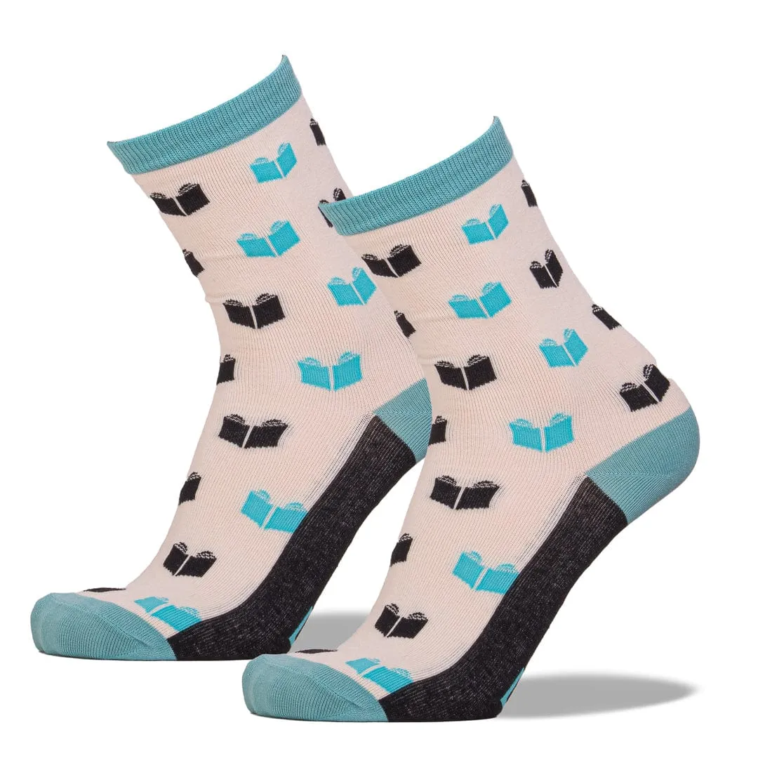 Book Nerd Socks Crew Socks