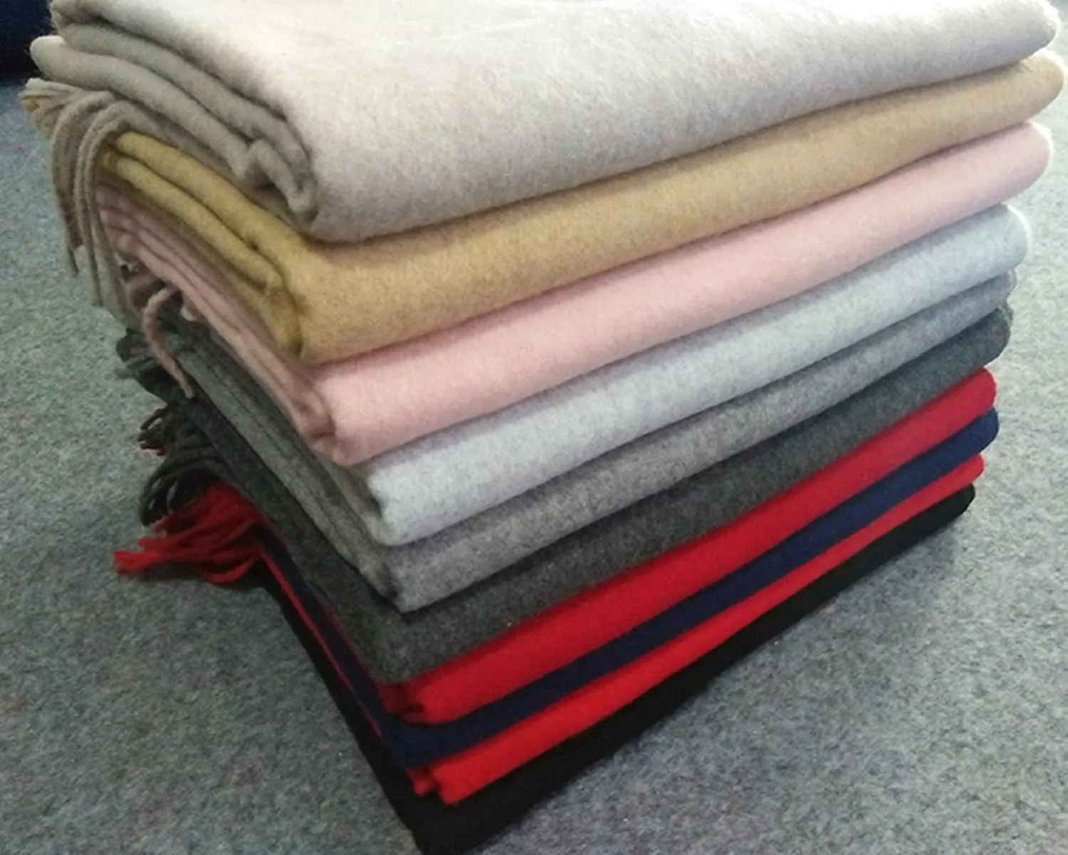 Cashmere Blend Solid Color Scarfs for Women Winter Scarves for Women Pashmina Shawls And Wraps Wool Scarf