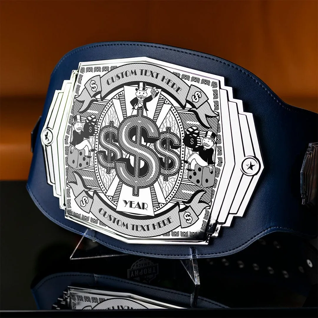 Custom Monopoly 6lb Championship Belt