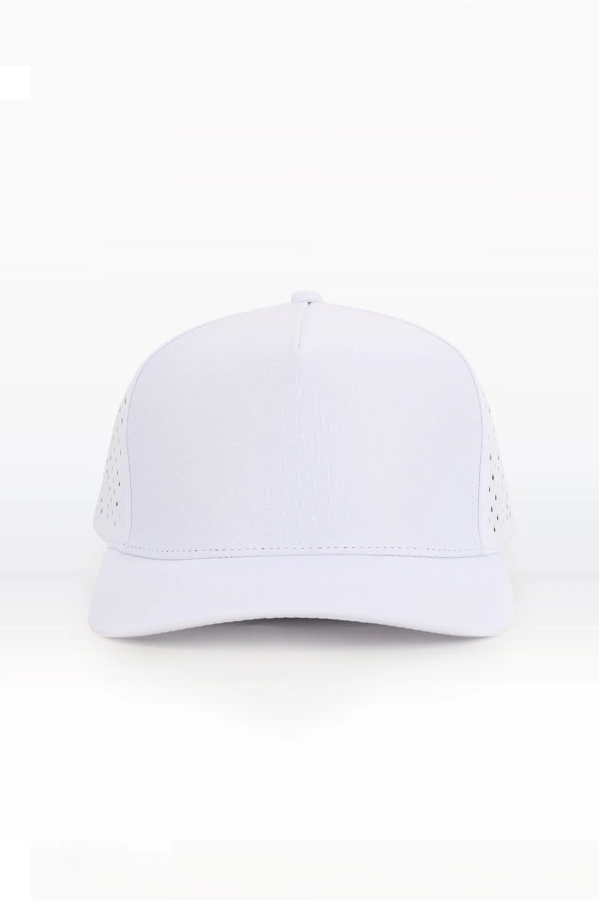 Custom Performance Peak Cap - Plain (White)