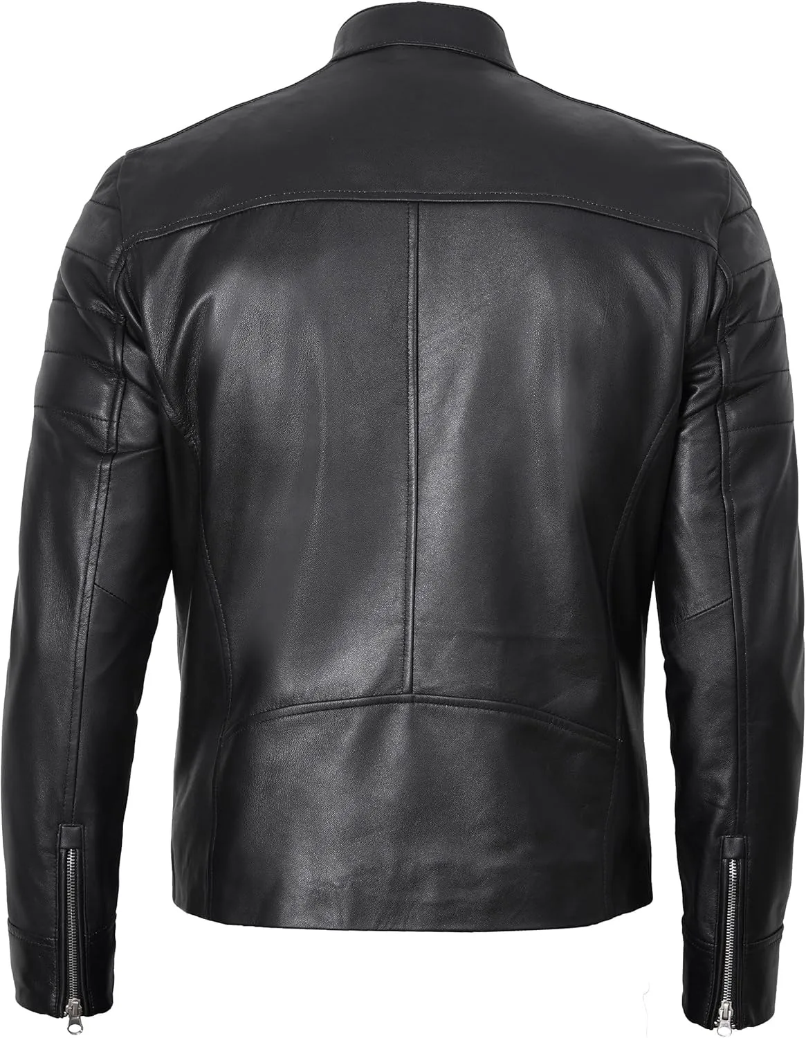 fjackets Cafe Racer Real Leather Jackets for Men - Timeless Style & Unmatched Craftsmanship