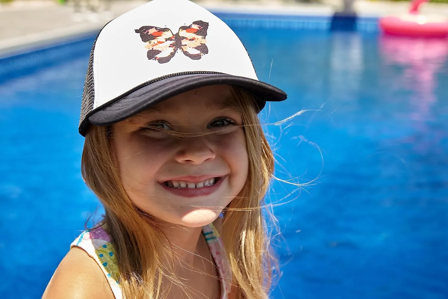 Funky Junque Kids Trucker Hat Adjustable Snapback Mesh Cap - Retro High Crown Style for Boys & Girls