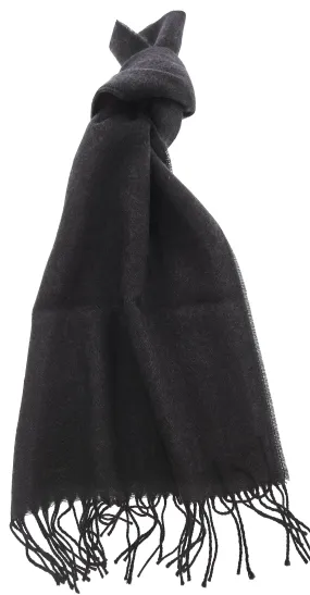 Lanvin Black Luxurious Modern Pure Wool Scarf