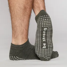 Mens Be Strong - Grip Socks