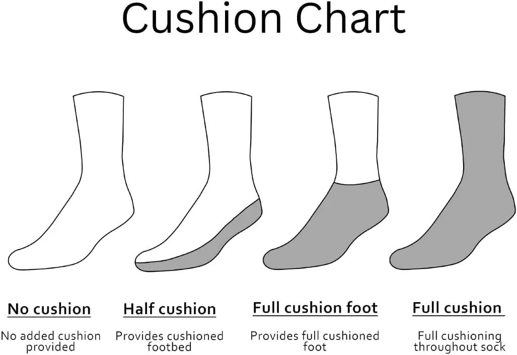 Rocky Mens Cotton Full Cushion Quarter Socks 3 Pair Pack
