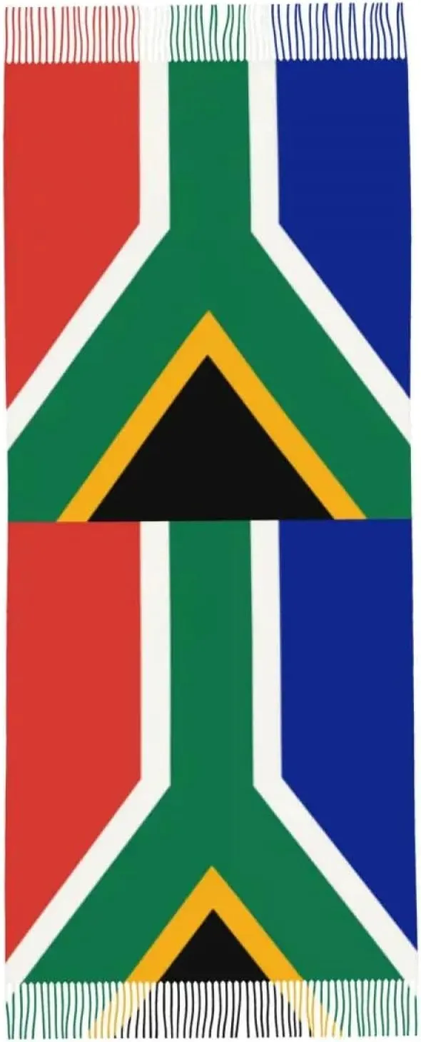 scarves for women winter - South African Springboks Flag Scarf for Women Warm Winter Cashmere Shawls a