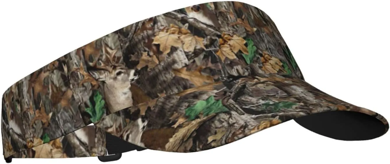 Sports Sun Visor Hats Adjustable Men Women Lightweight Packable Cooling Empty Top Visor Hat for Running, Tennis, Golf