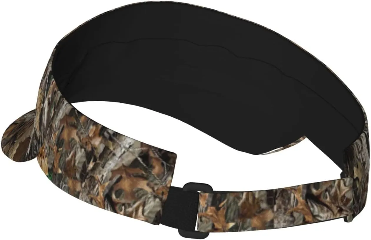 Sports Sun Visor Hats Adjustable Men Women Lightweight Packable Cooling Empty Top Visor Hat for Running, Tennis, Golf