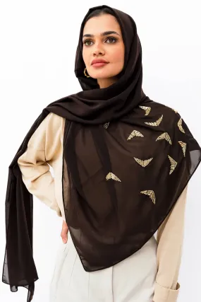 Tinsel Dark Brown Tarha
