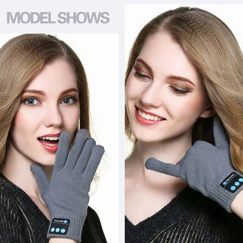 Warm Touch Screen Phone Bluetooth Speaker Gloves