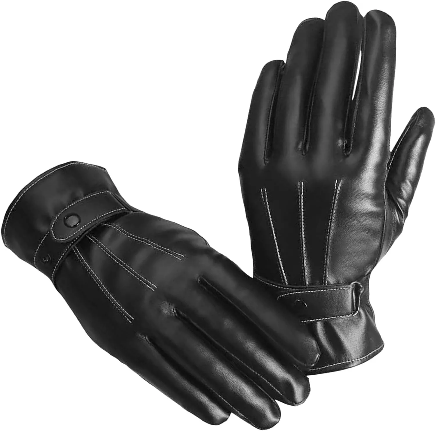 Winter Gloves Antislip Touchscreen Insulated Waterproof Windproof Warm Gloves Black