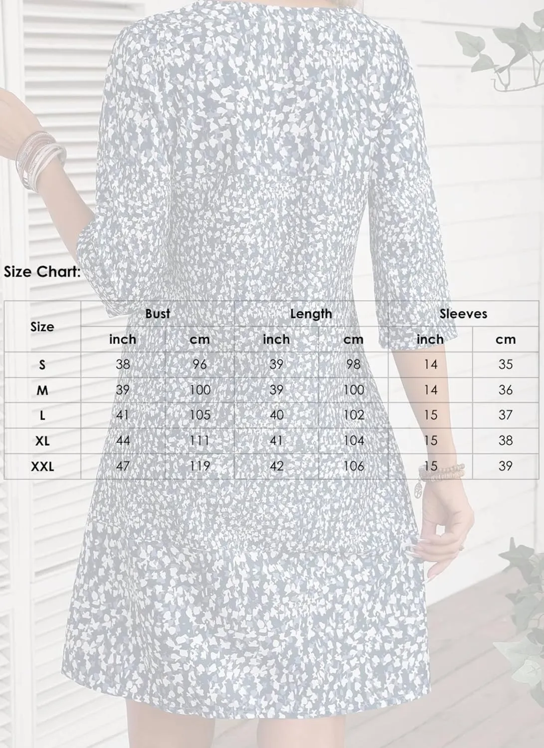 Women's Shift Loose Ditsy Floral Print V-Neck Half Sleeve Blue Mini Dress 2025 Spring Summer Stylish Casual Chic Dress